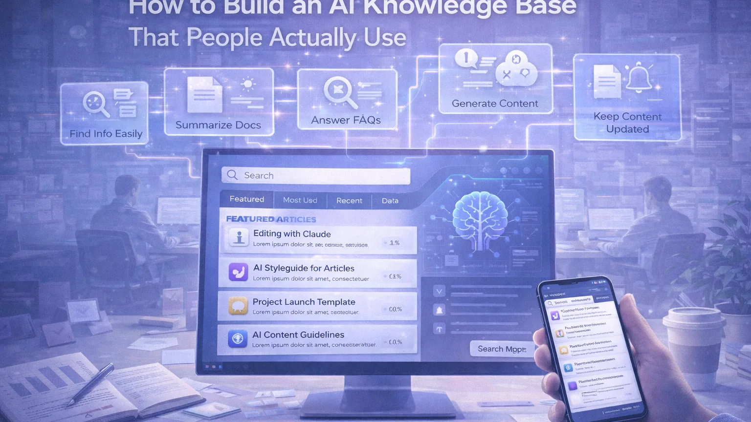 How to Build an AI Knowledge Base That People Actually Use